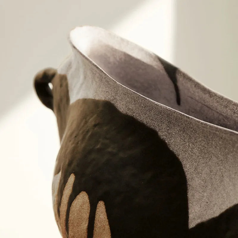 Vază Ceramică Handmade - Decorațiune Modernă pentru Living, Dormitor & Birou