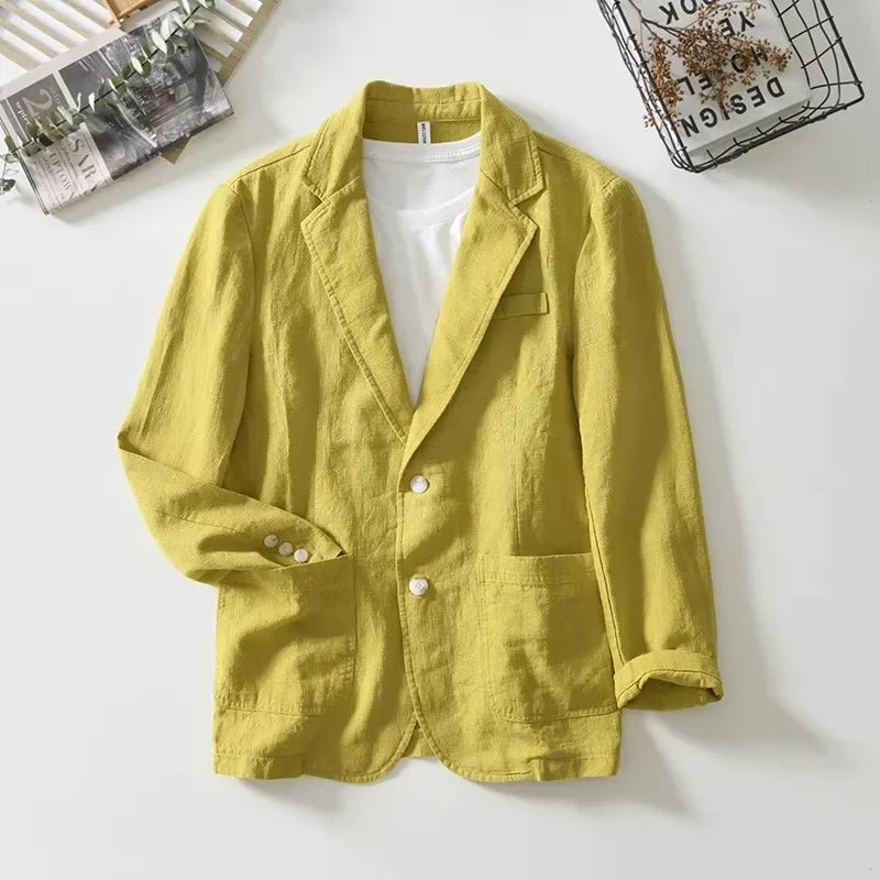 Sacou Bărbați 70% In 30% Bumbac — Lightweight Business Casual Vară