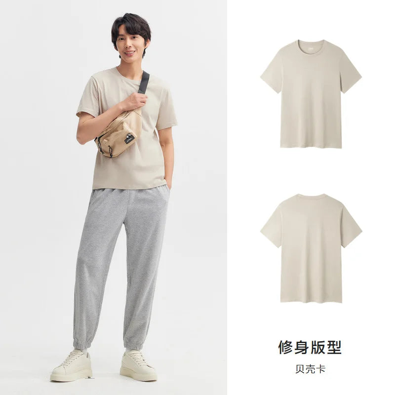 Tricou Bărbătesc Semir din Bumbac — Mânecă Scurtă 2025
