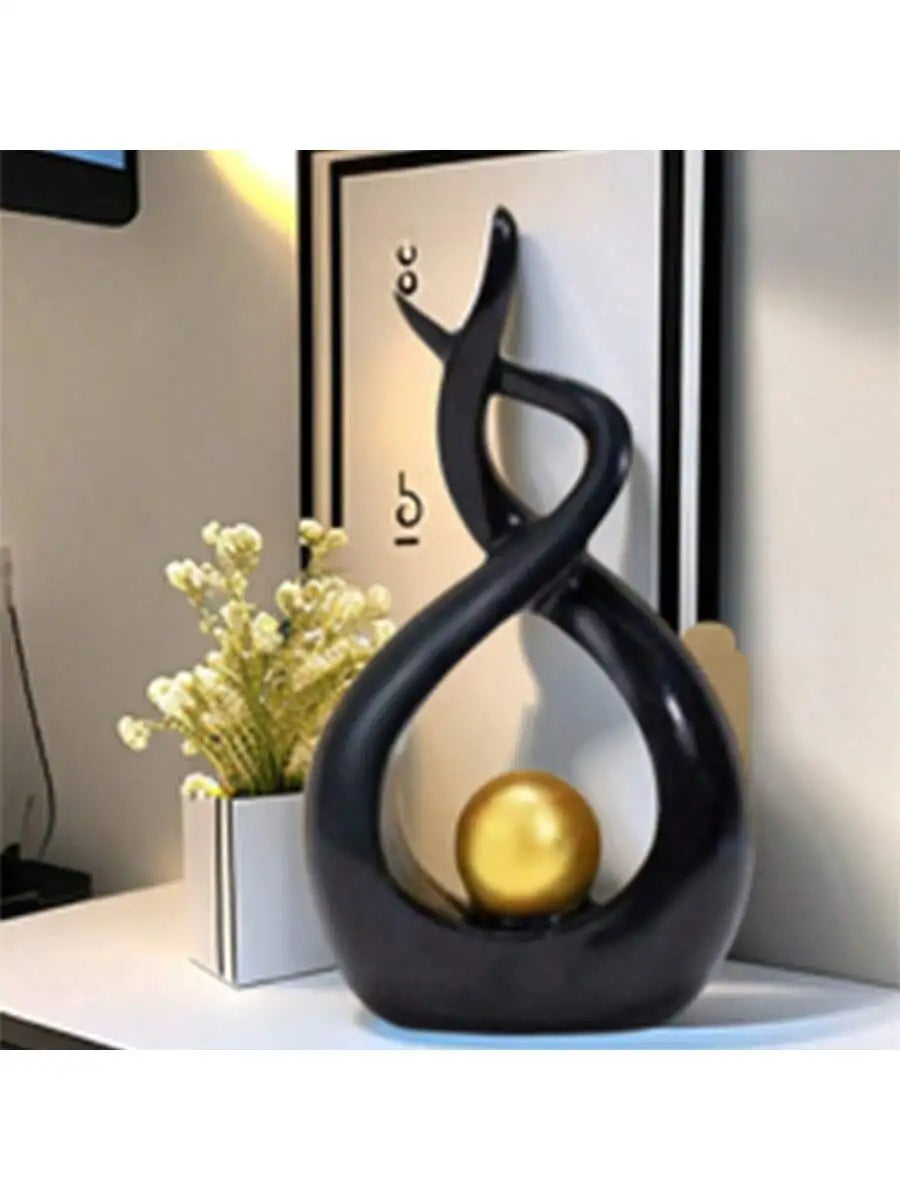 Figurine Nordice Decorative — Sculpturi din Rășină pentru Decor Modern