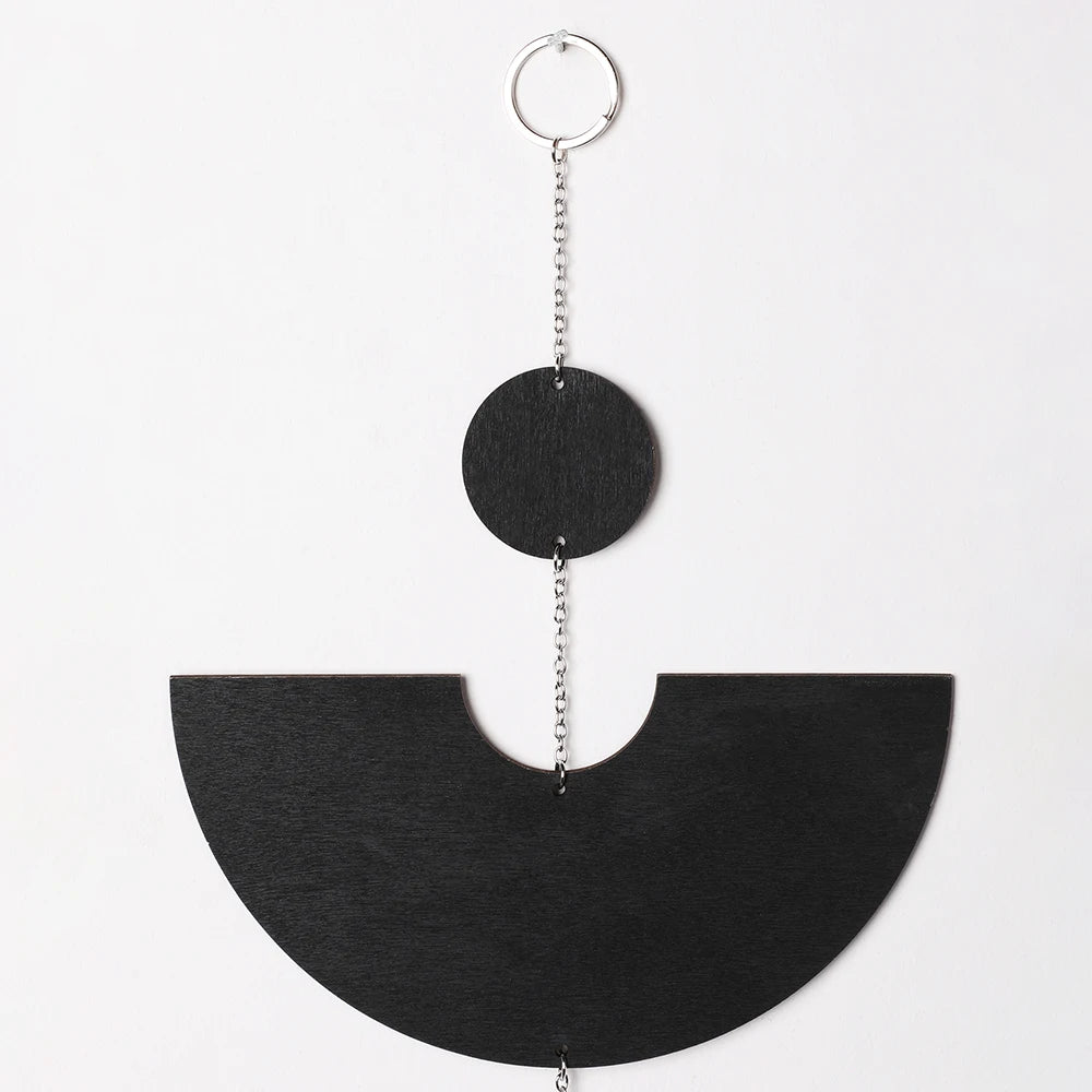 Prinzător de Vise Geometric din Lemn — Decor Boho pentru Perete, Dormitor și Living