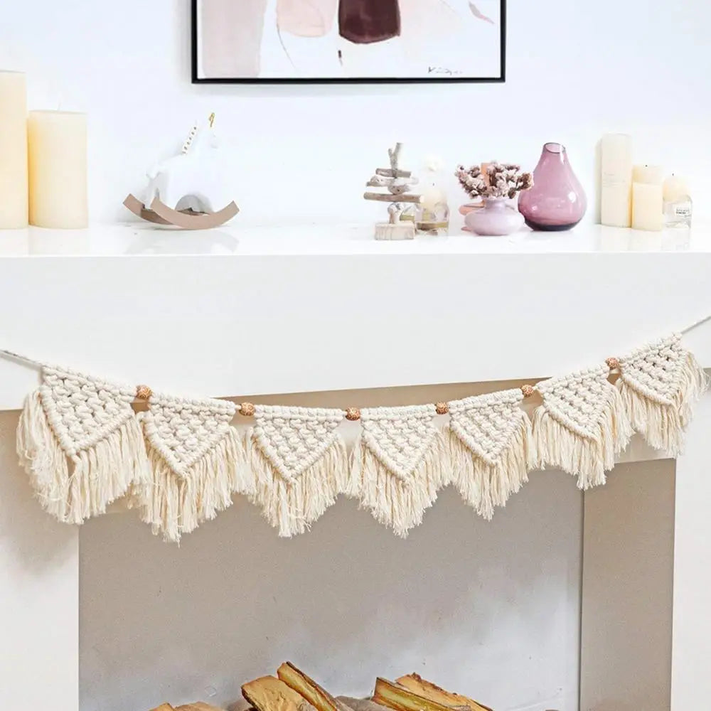 Macrame Decorativ Boho - Tapiserie de Perete Handmade pentru Living, Dormitor & Nuntă