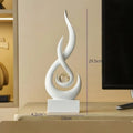 Statuetă Decorativă Modernă — Sculptură Sandstone pentru Living & Cadou Inaugurare