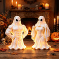 Figurine Fantomă 3D Haioase de Halloween – A, B sau Set