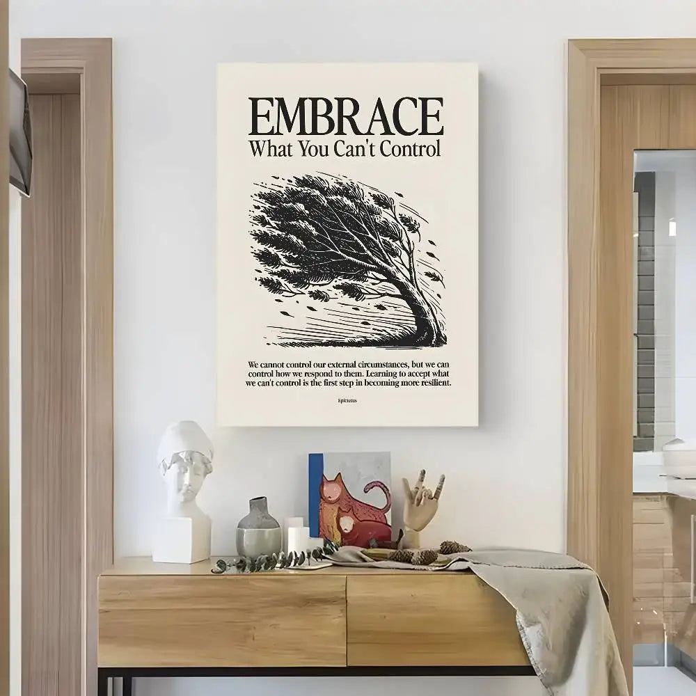 Poster Decorativ cu Citate Motivaționale — Artă pentru Perete, Living, Dormitor și Birou