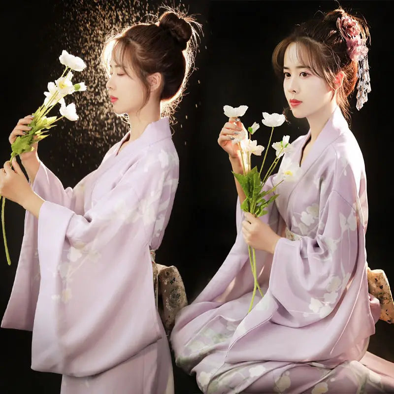 Kimono Yukata Japonez - Rochie Haori Elegantă pentru Petreceri