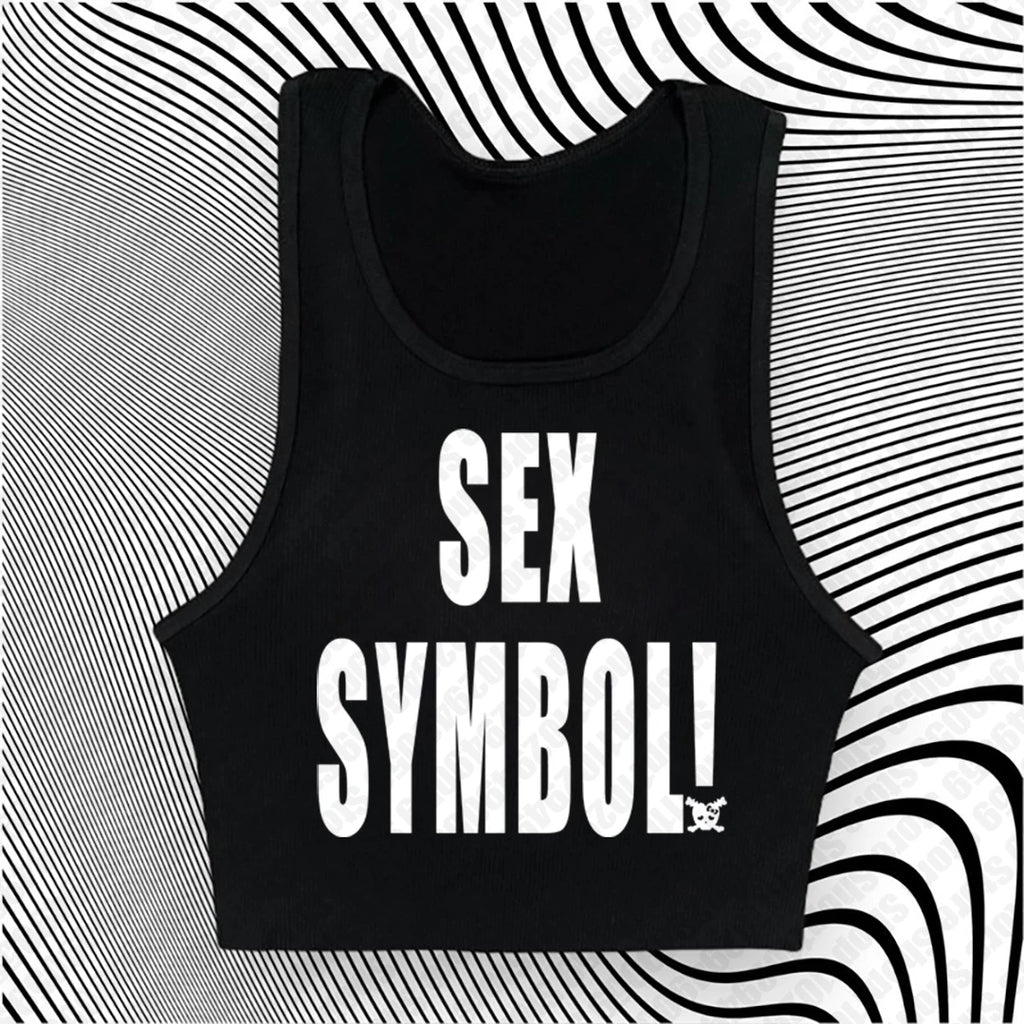 Maiou Slim cu Imprimeu Litere - Spate Gol, Stil Camisole