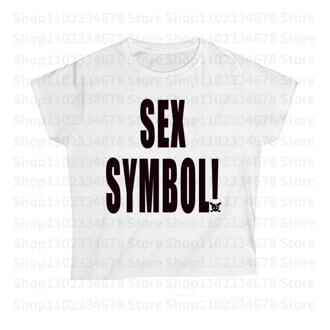 Maiou Slim cu Imprimeu Litere - Spate Gol, Stil Camisole