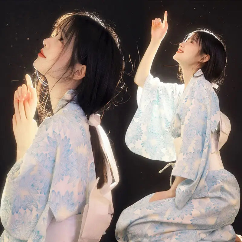 Kimono Yukata Japonez - Rochie Haori Elegantă pentru Petreceri