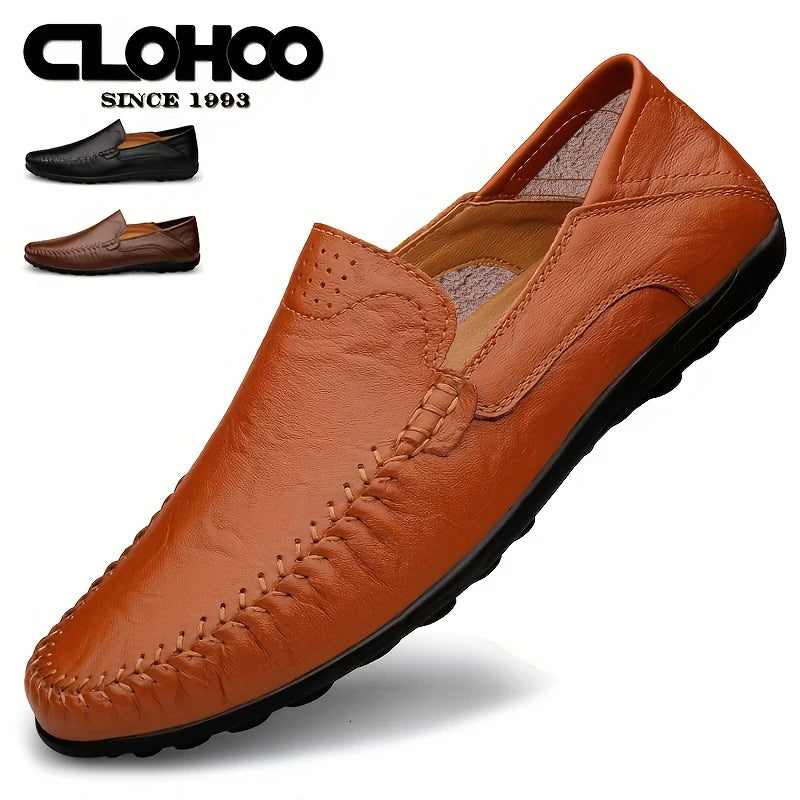 Pantofi Casual Bărbați CLOHOO Piele Naturală, Respirabili, Mărimi 39-48