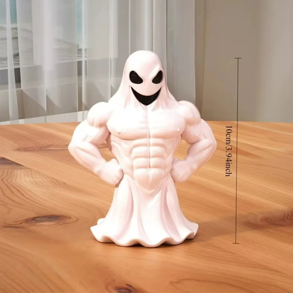 Figurine Fantomă 3D Haioase de Halloween – A, B sau Set