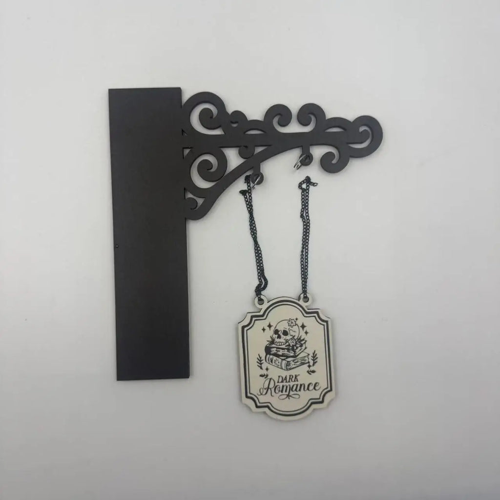 Semn Decorativ din Lemn pentru Iubitorii de Cărți — Ornament de Perete sau Raft