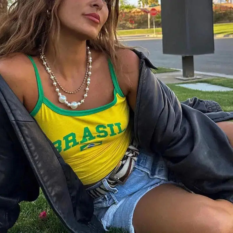 Tricou Crop Top Femei - Stil Y2K, Streetwear, Harajuku
