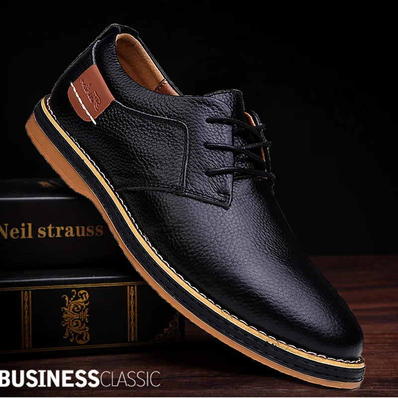 Pantofi Oxford Bărbați Piele Naturală Brogue, Mărimi 38-48