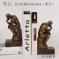 Sculptură Decorativă "Gânditorul" în Stil Rodin — Figurină din Rășină pentru Living și Birou