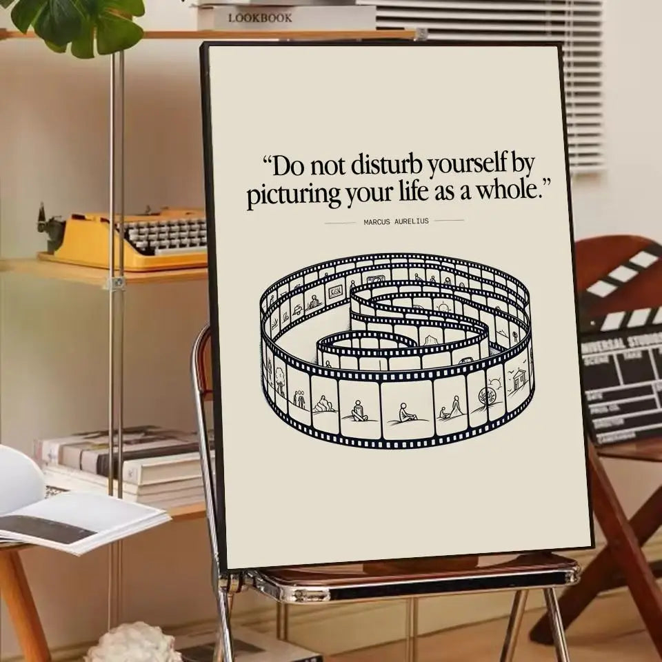 Home decor Life attitude quotes Poster Paper Print Home Living Room Bedroom Entrance Bar Cafe Art Painting Decoration