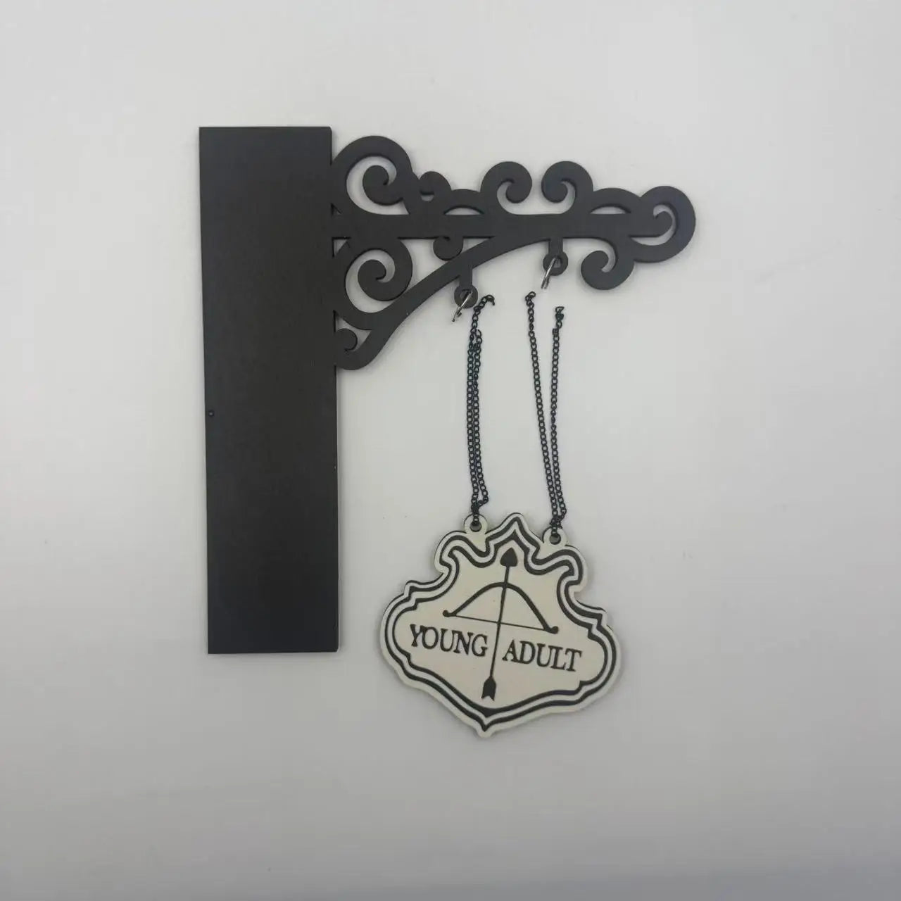 Semn Decorativ din Lemn pentru Iubitorii de Cărți — Ornament de Perete sau Raft