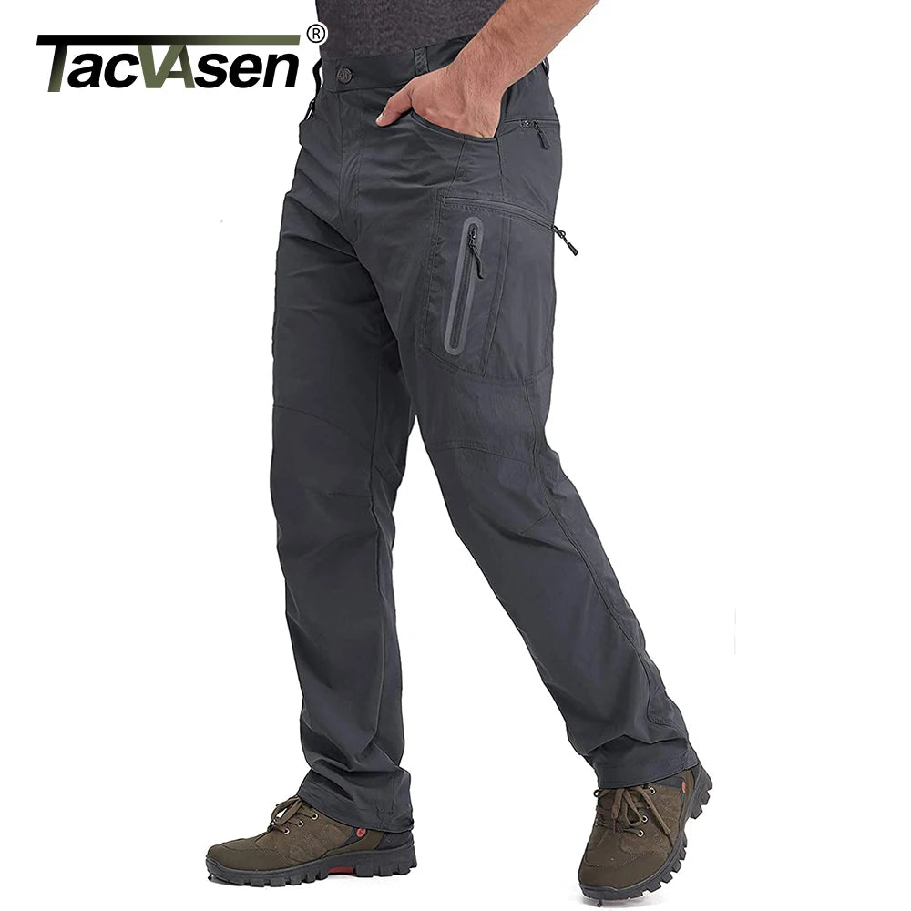 Pantaloni Ușori de Vară TACVASEN pentru Bărbați — Pescuit & Drumeții