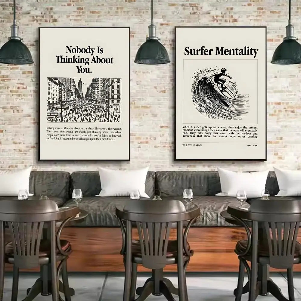 Home decor Life attitude quotes Poster Paper Print Home Living Room Bedroom Entrance Bar Cafe Art Painting Decoration