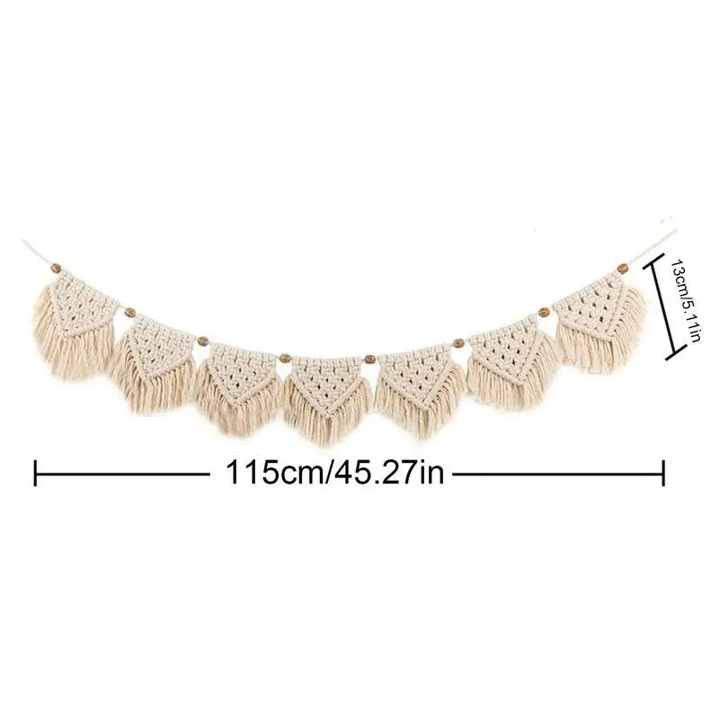 Macrame Decorativ Boho - Tapiserie de Perete Handmade pentru Living, Dormitor & Nuntă