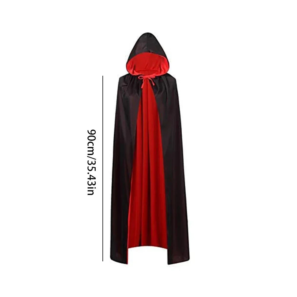 Pelerină Bicoloră cu Glugă pentru Halloween