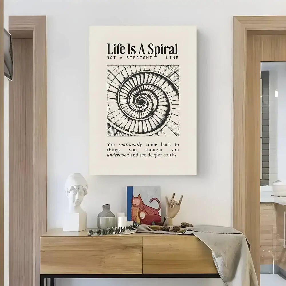 Poster Decorativ cu Citate Motivaționale — Artă pentru Perete, Living, Dormitor și Birou