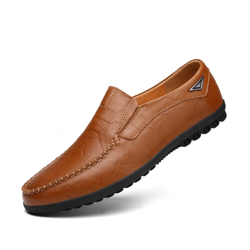 Mocasini Bărbați CLOHOO – Slip-On din Piele, Confortabili, Anti-Alunecare