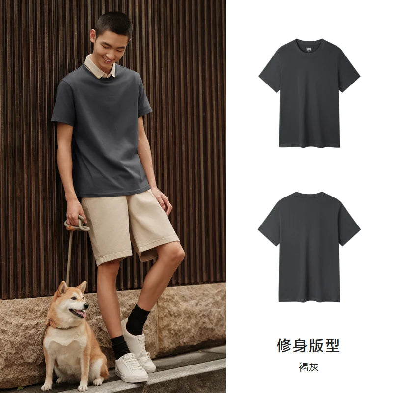 Tricou Bărbătesc Semir din Bumbac — Mânecă Scurtă 2025