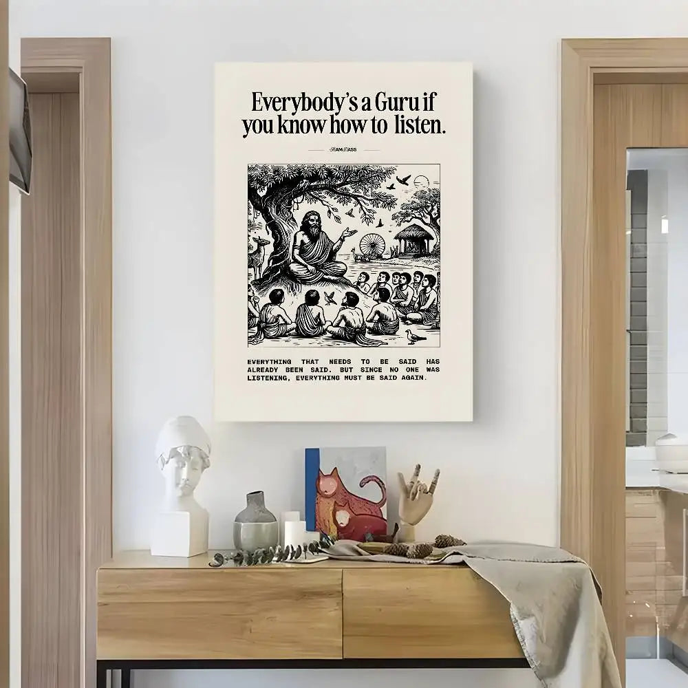 Poster Decorativ cu Citate Motivaționale — Artă pentru Perete, Living, Dormitor și Birou