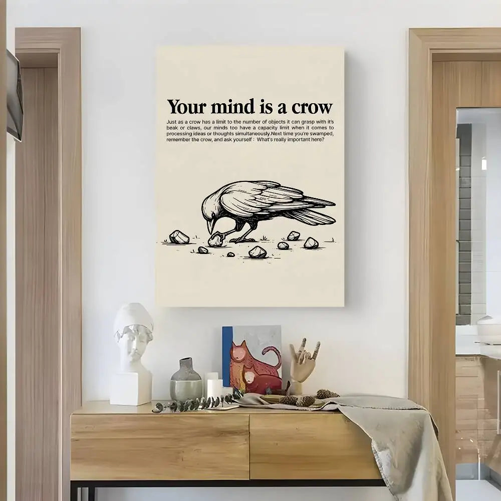Poster Decorativ cu Citate Motivaționale — Artă pentru Perete, Living, Dormitor și Birou