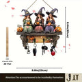 Ornament Decorativ din Lemn — Halloween & Sărbători, Set Cadou pentru Interior & Exterior