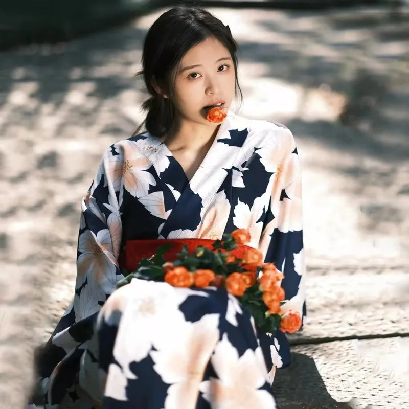 Kimono Yukata Japonez - Rochie Haori Elegantă pentru Petreceri