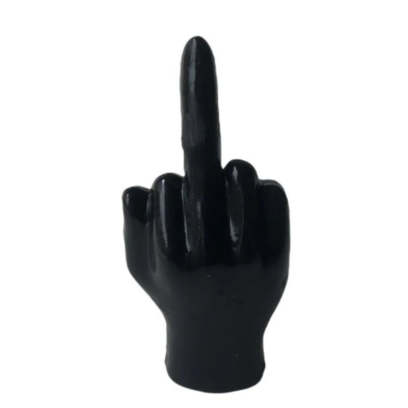Figurină Decorativă din Rășină — Middle Finger Hip Hop Style pentru Birou & Living