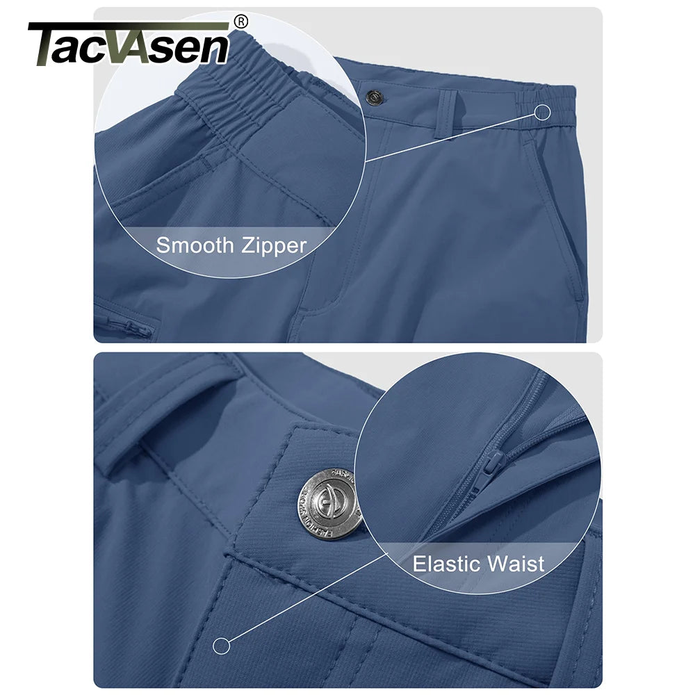 Pantaloni Hiking Bărbați TACVASEN – Quick Dry, Impermeabili, Cargo