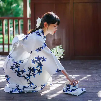 Kimono Yukata Japonez - Rochie Haori Elegantă pentru Petreceri