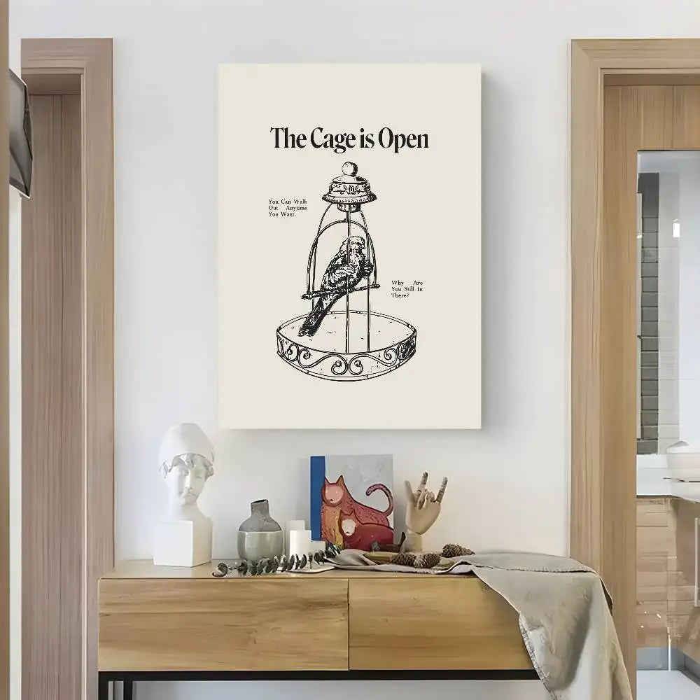 Poster Decorativ cu Citate Motivaționale — Artă pentru Perete, Living, Dormitor și Birou