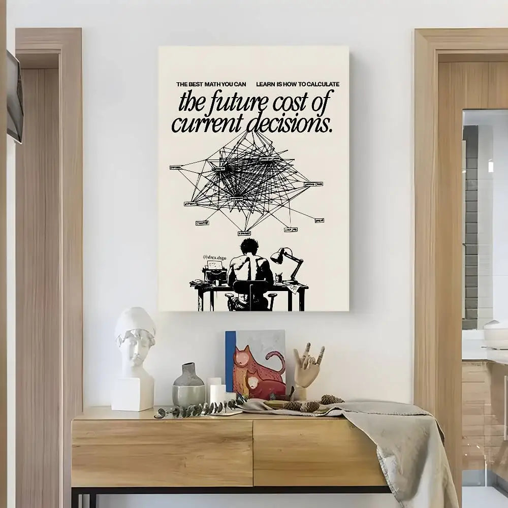 Poster Decorativ cu Citate Motivaționale — Artă pentru Perete, Living, Dormitor și Birou