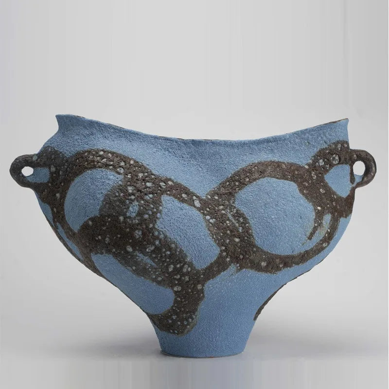 Vază Ceramică Handmade - Decorațiune Modernă pentru Living, Dormitor & Birou