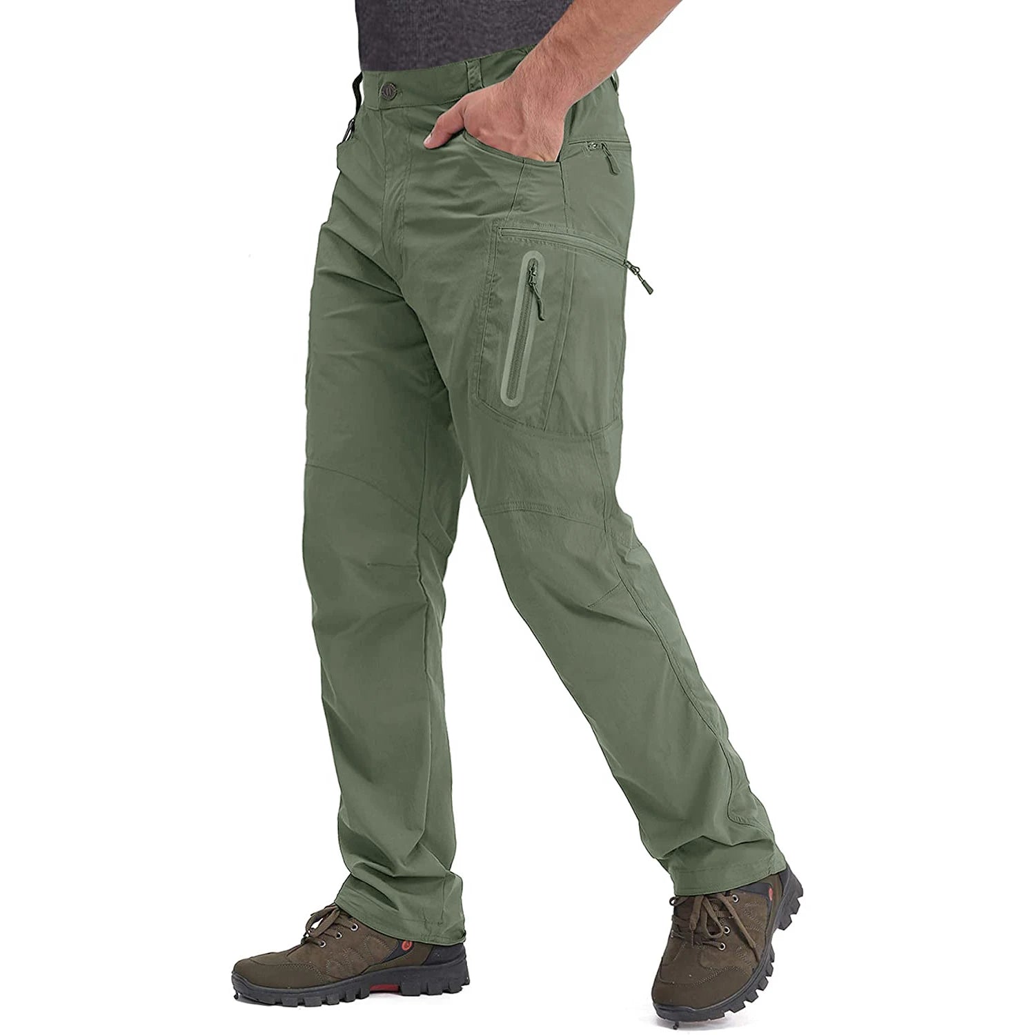Pantaloni Ușori de Vară TACVASEN pentru Bărbați — Pescuit & Drumeții