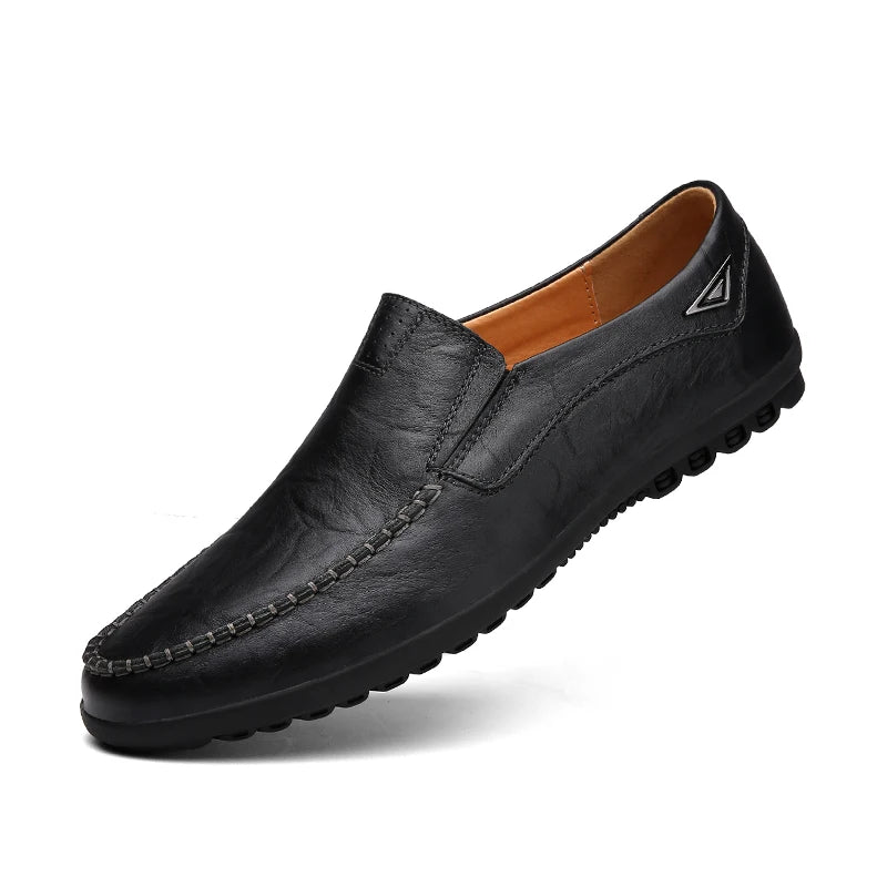 Mocasini Bărbați CLOHOO – Slip-On din Piele, Confortabili, Anti-Alunecare