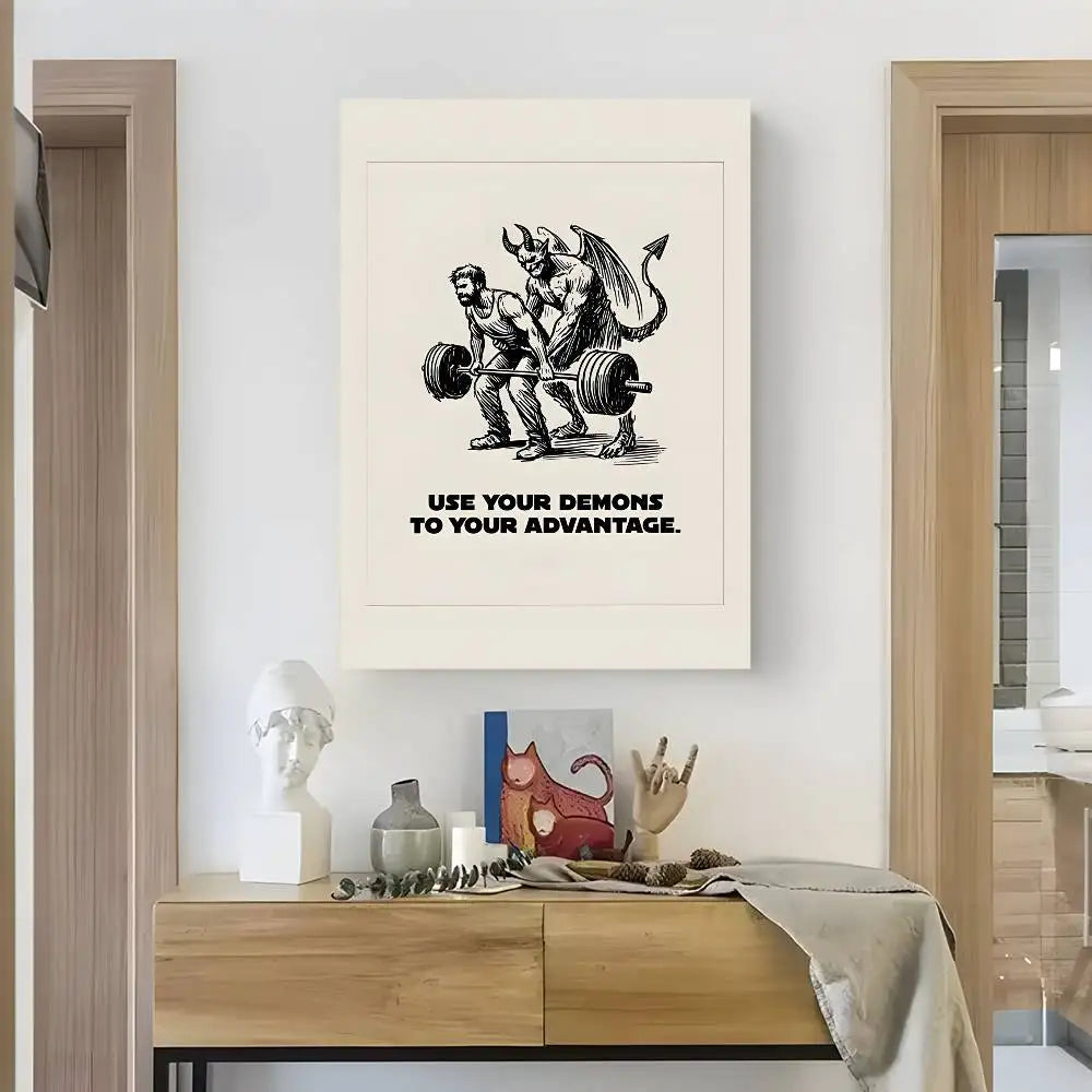 Poster Decorativ cu Citate Motivaționale — Artă pentru Perete, Living, Dormitor și Birou