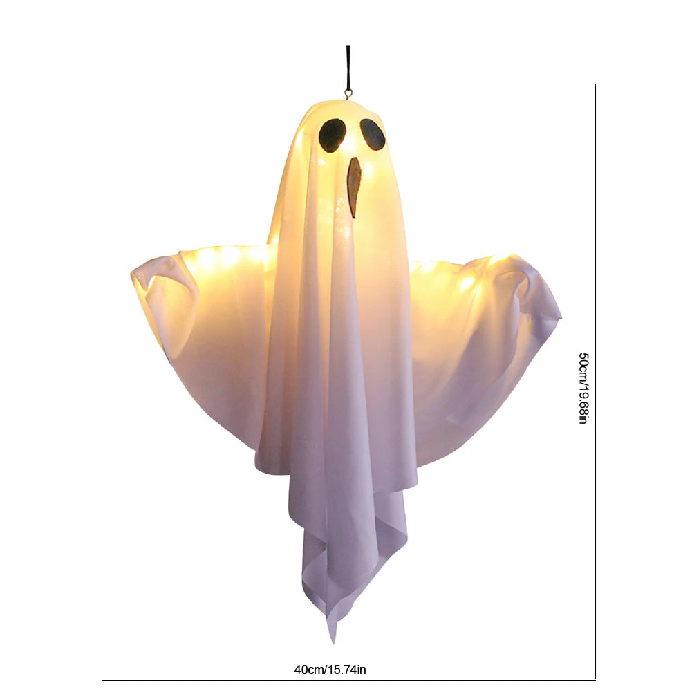 Fantomă LED Suspendată cu Brațe Flexibile pentru Halloween
