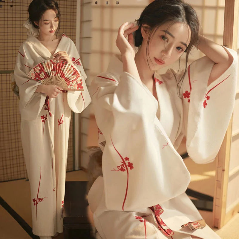 Kimono Yukata Japonez - Rochie Haori Elegantă pentru Petreceri