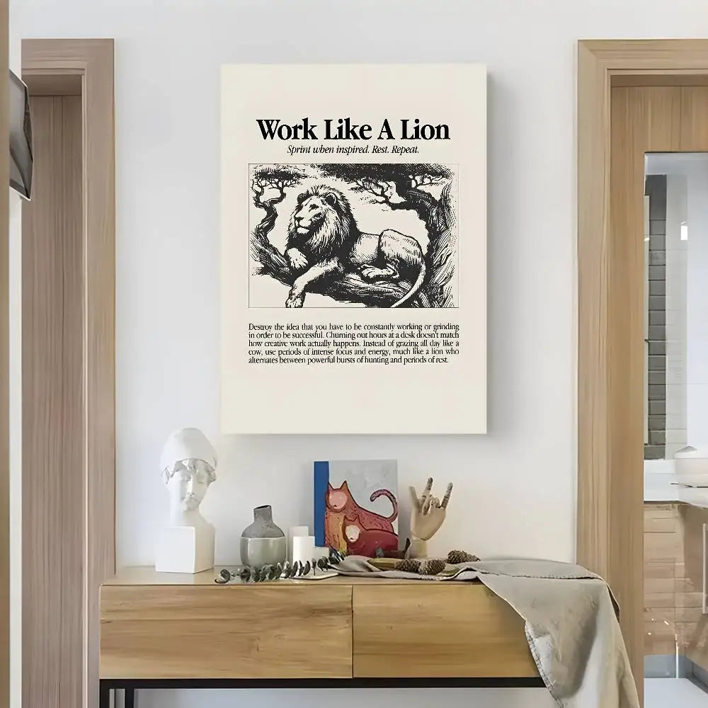 Poster Decorativ cu Citate Motivaționale — Artă pentru Perete, Living, Dormitor și Birou