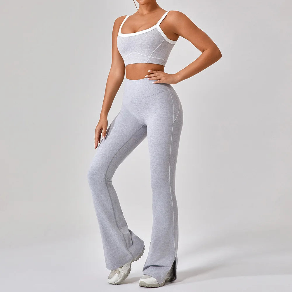 Set Antrenament Femei 2 Piese Y2K — Top Crop & Pantaloni Skort, Mai Multe Culori