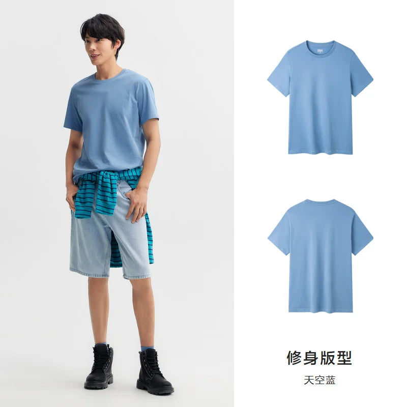 Tricou Bărbătesc Semir din Bumbac — Mânecă Scurtă 2025