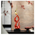 Sculptură Decorativă Lux — Temă Love, Rășină Modernă pentru Living, Birou & Consolă TV