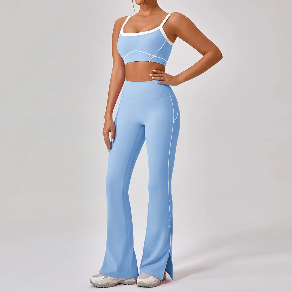 Set Antrenament Femei 2 Piese Y2K — Top Crop & Pantaloni Skort, Mai Multe Culori