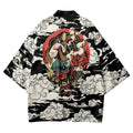 Kimono Cardigan Bărbați — Stil Samurai & Anime Dragon, Yukata Japonez, Vară