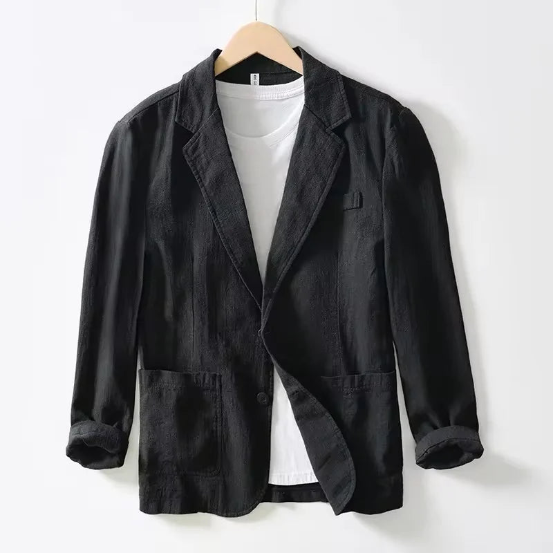 Sacou Bărbați 70% In 30% Bumbac — Lightweight Business Casual Vară
